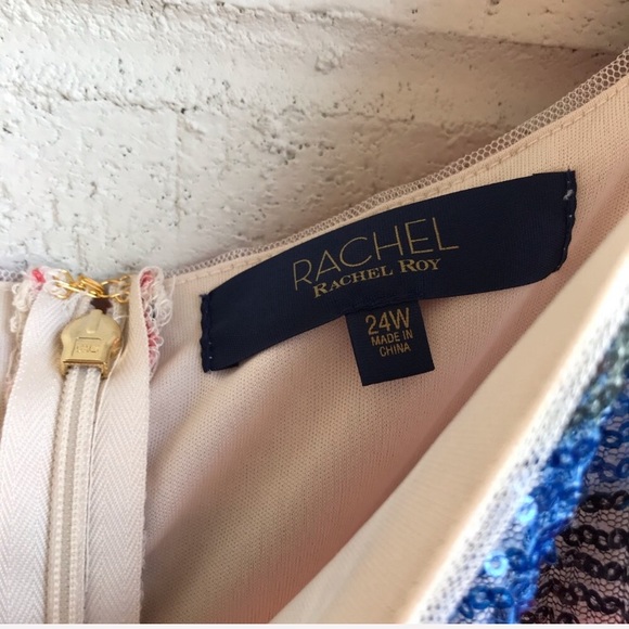 Rachel Rachel Roy Caroline Rainbow Sequin Dress - Picture 3 of 4